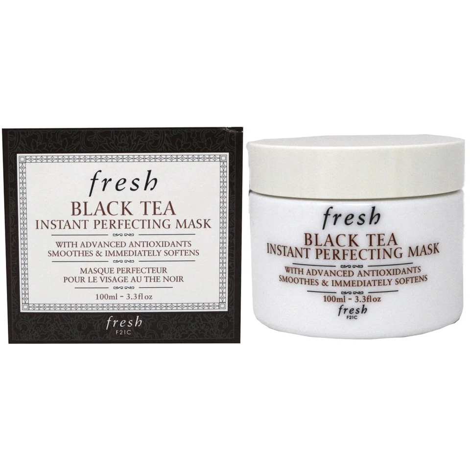 Mascarilla perfeccionadora instantánea de té negro fresco 3,3 oz nueva en caja Foto 1 de 1
