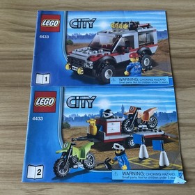 LEGO City - Dirt Bike Transporter - Manuals Only - 4433
