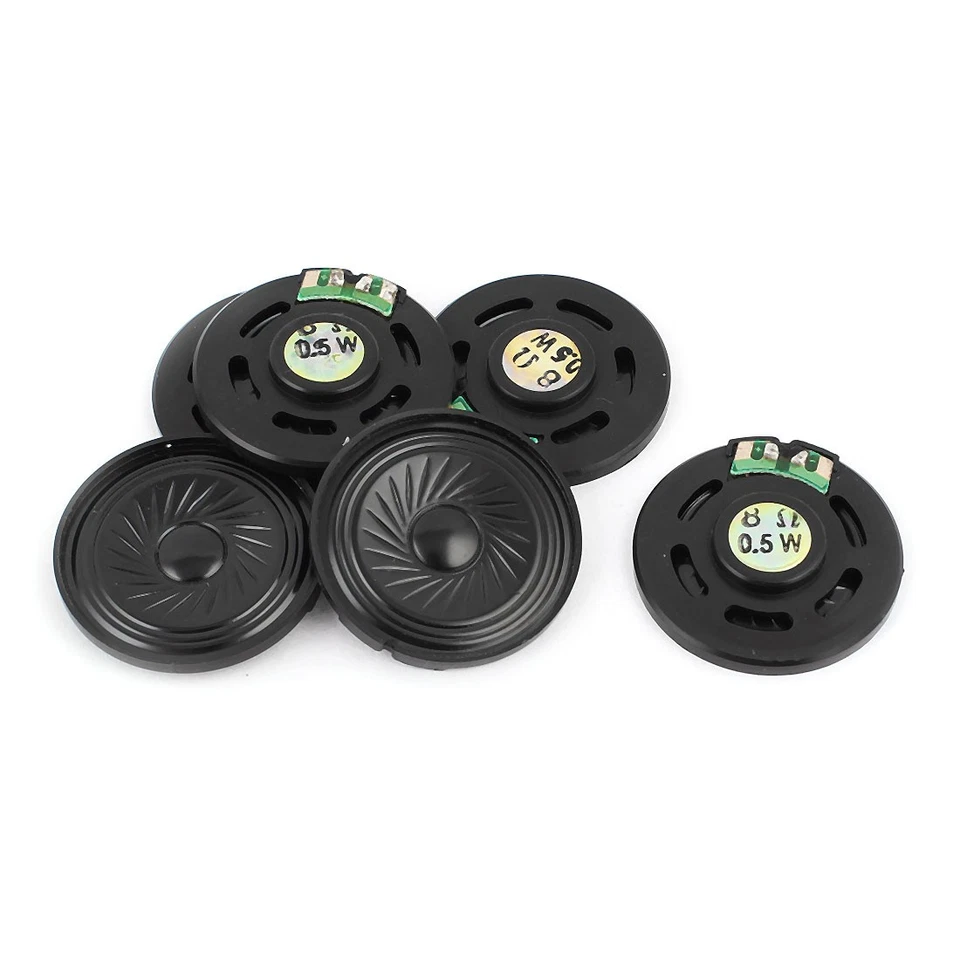 Altavoz mini imán interno de 0,5 W 40 mm de diámetro 8 ohmios 6 piezas Foto 1 de 1