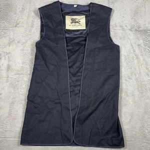 Burberry London Women's Black Sleeveless Vest Size 52 - Picture 1 of 9
