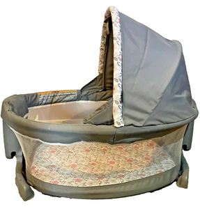 GRACO Bassinet Portable Baby Bed Playard Folding Full Sz w Canopy Travel DOME LX - Picture 1 of 15