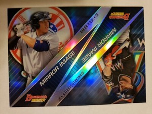 2015 Bowman Aaron Judge RC Giancarlo Stanton Best Mirror Image #MI-1 Yankees A