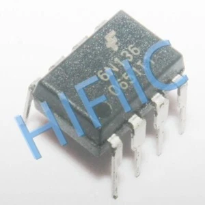 5PCS 6N136 HIGH SPEED TRANSISTOR OPTOCOUPLERS #T1* - Imagen 1 de 4