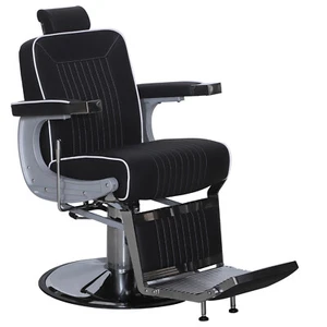 Barberpub hydraulischer Friseurstuhl Bedienungsstuhl Friseureinrichtung 3822BK - Bild 1 von 12