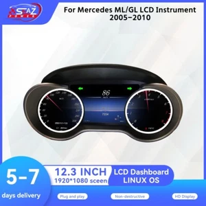 12.3'' Digital Cluster For Mercedes Benz ML W164 2005-2010 Meter Dashboard - Picture 1 of 10