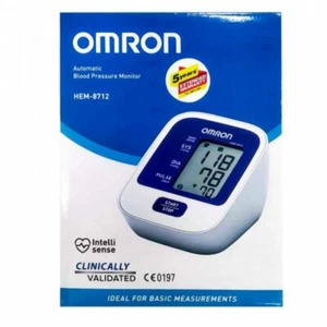 NEW Omron Automatic Blood Pressure Monitor HEM-8712 For Upper Arm Free Shipping. - Picture 1 of 1