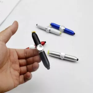 Cooler Fidget Spinner Fingerspitze Kreisel Stift mit LED Lichter Stress GXJ Spinne N5R2 - Bild 1 von 7