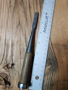 Vintage Nomi Japanische Holzbearbeitung Schubmeißel 9 mm. 11/16" - Bild 1 von 9