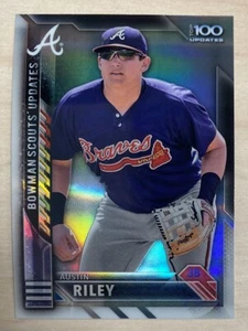 AUSTIN RILEY - 2016 Bowman Chrome BOWMAN SCOUTS UPDATES #BSU-AR - ATLANTA BRAVES - Picture 1 of 2