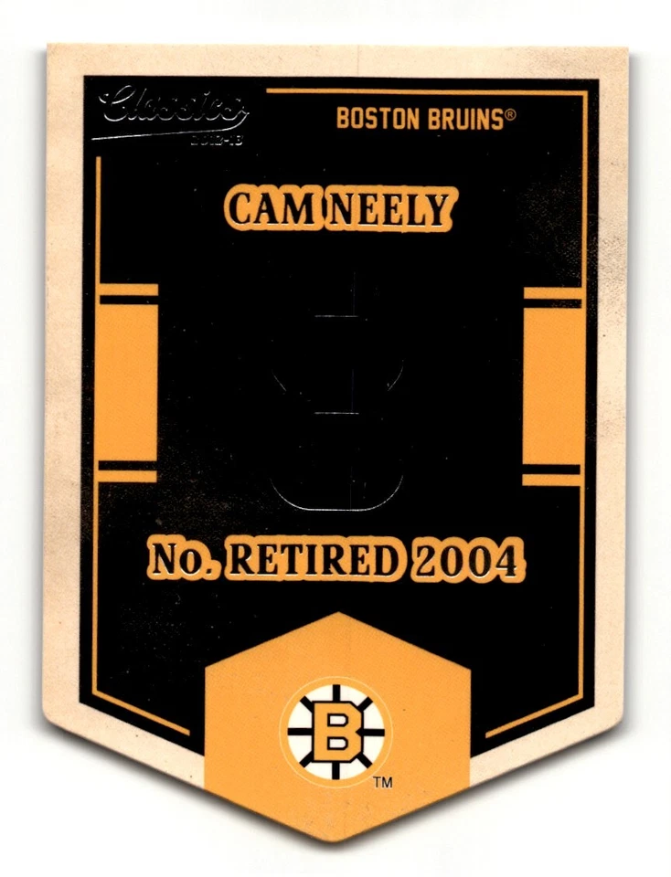 Cam Neely 2012-13 Panini Classics Signatures Banner Numbers #EN14 Boston Bruins - Image 1 of 2