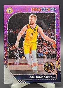2019-20 Hoops Premium Stock Prizms Purple Disco #76 Domantas Sabonis - Picture 1 of 2