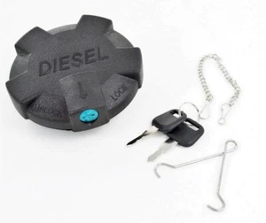 # Black Fuel Diesel Tank Locking Cap With 2 key 80mm for Volvo FH 4 12 FL FM OEM - Picture 1 of 5