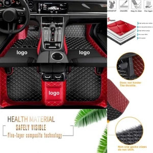 For BMW i3 i4 i5 i7 i8 iX iX1 iX3 Car Floor Mats Auto Carpets Waterproof Custom - Picture 1 of 21