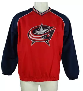 Cortavientos Columbus Blue Jackets NHL G-III para hombre con cuello en V - Imagen 1 de 8