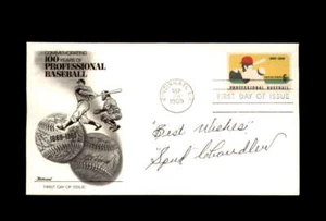 Spud Chandler signed 1969 Centennial First Day Cover Cache FDC Autogramm - Bild 1 von 2