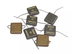 Condensadores de mica 3000pF 500V 10% KSO MILITARES/ROMBO NUEVOS CANTIDAD-10 - Imagen 1 de 2