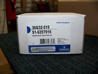 Emerson White-Rodgers Manifold Gas Valve 36G32-515 New