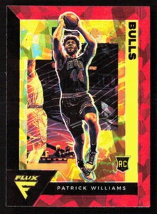 2020-21 Panini Flux Patrick Williams Red Cracked Ice Prizm Rookie Card RC #209