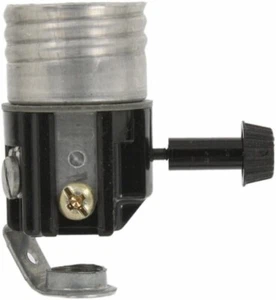 Leviton Lampholder Incandescent , Candle, Medium Base 250W 250V Model 001-7069.. - Picture 1 of 4