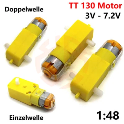 MARKENLOS TT 130 Motor DC 3V~7.2V Getriebe Motor 1:48 Roboter Electron RC Modell Auto DIY