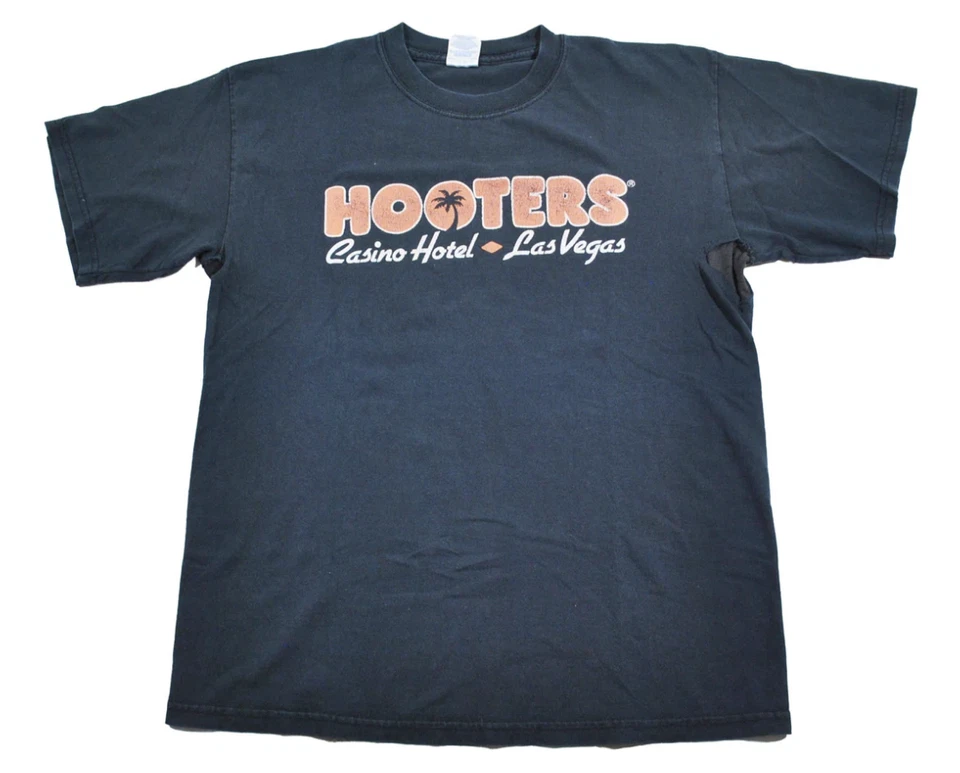 Camisa Hooters Las Vegas Vintage Talla Mediana Foto 1 de 4