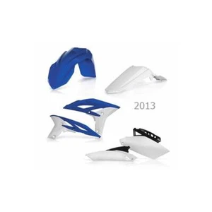 Set Plástico Carenado Yamaha YZF 250 2010 2011 2012 2013 Réplica Blanco Azul - Imagen 1 de 2