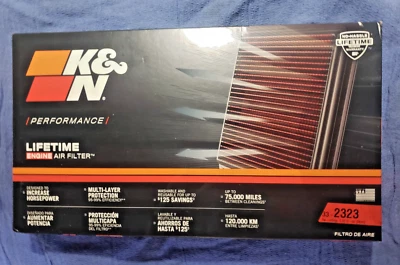 2006-2014 Honda Ridgeline 3.5 V6 K&N Air Filter 33-2323 USA - Imagem 1 de 3