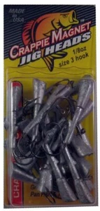 Lelands Lures Crappie Magnet 1/8oz unbemalt Jigkopf 25er-Packung - Bild 1 von 1