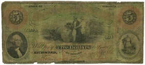 18XX Bank of the Commonwealth Rich. Virginia VA170-G12a (L2740) - Picture 1 of 2