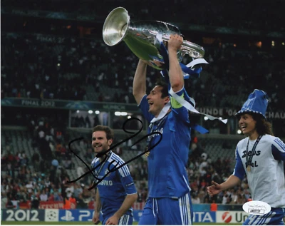 Foto firmada autografiada por Frank Lampard del Chelsea FC 8x10 EPL CERTIFICADO DE AUTENTICIDAD JSA #10 Foto 1 de 2