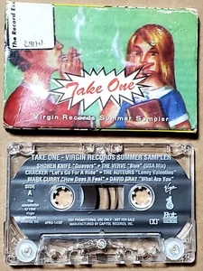 Virgin Records Summer Sampler Cassette Take One Paper Sleeve VTG 90s Promo 1994 - Picture 1 of 5