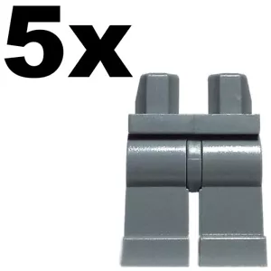NUEVO LEGO - Figura Piernas - Gris liso Pantalones Azulados Oscuros x 5 - LEGO pierna regular - Imagen 1 de 1