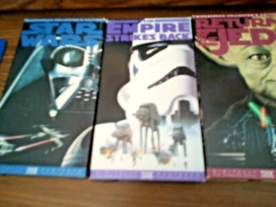 3 VHS STAR WARS Trilogy THX Digitally Mastered Widescreen Collectors Edition Set - Image 1 of 3
