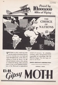1929 D.H. Gipsy Moth Aircraft ad 12/7/2022d - Picture 1 of 1