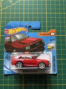 Hot Wheels `84 AUDI SPORT QUATTRO FACTORY FRESH rot NEU aus Sammlung OVP. - Bild 1 von 4