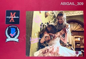 Alisha Weir and Kathryn Newton dual signed 8x10 photo Abigail Beckett COA - Picture 1 of 1