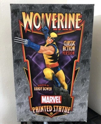Bowen Designs WOLVERINE 经典动作全尺寸雕像全新水损坏盒 — 第 1/4 张图片
