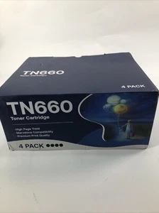 TN660 Cartuccia Toner Confezione da 4 DR660 Nero per Brother MFC-L2720DW - Foto 1 di 3