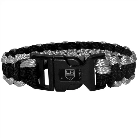 Los Angeles Kings Paracord Survival Bracelet Sport Jewelry Strap NHL Hockey Team Cover