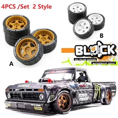 65MM Tyre Drift Wheel Hub Tires for Tamiya 1:10 TT01 TT02 XV01 HPS HPI KYOSHO - Image 1 of 4