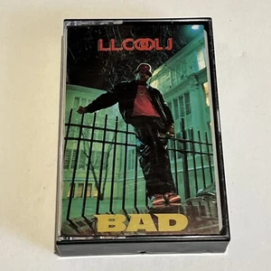 LL COOL J "BAD" BIGGER AND DEFFER Cassette Tape 1987 Rap Hip-Hop Rare Tested - Picture 1 of 9