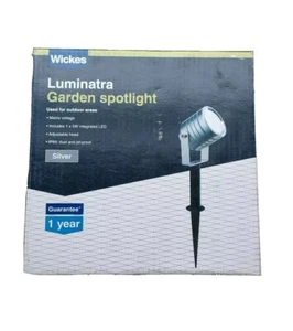 Foco Jardín Wickes Luminatra Gris 5w - Usado para zonas exteriores - Imagen 1 de 2