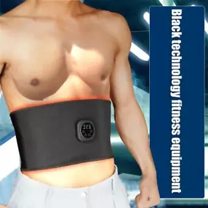 EMS Ab Muscle Stimulator Pain Relief Intelligent Waist Trainer Workout Equipment - Picture 1 of 7