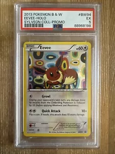 Eevee - BW94 - Pokemon Promo Black & White Ultra Rare Holo Card PSA 5 - Picture 1 of 2