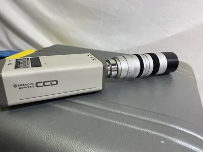 Cámara de estado sólido Hitachi KP-111U con lente zoom Canon TV V6 x 18, 10-108 mm Foto 1 de 4