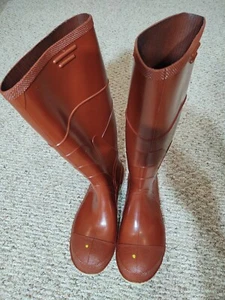 NEU Bata Herren Größe 10 rot Gummistiefel Superpoly Stahlschaft ANSI Z41 PT99 USA! - Bild 1 von 8