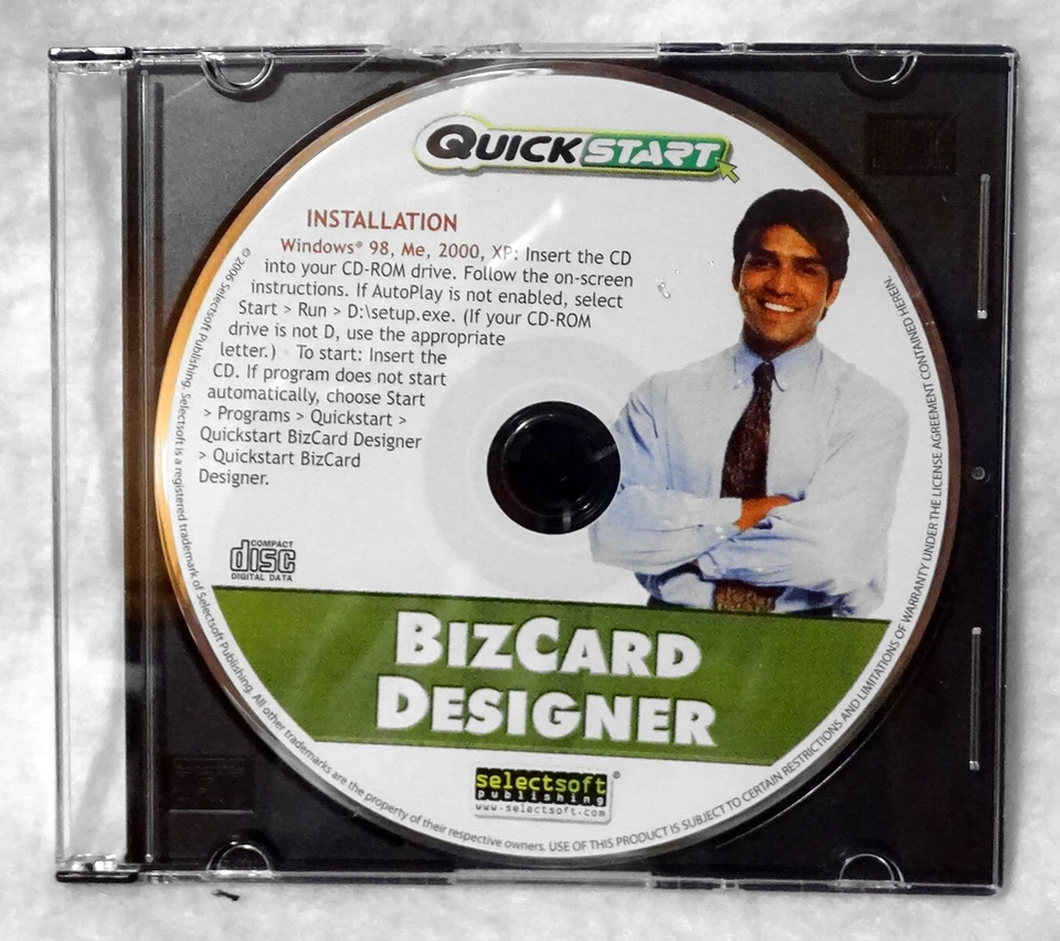 New BizCard Design CD-ROM Selectsoft Publishing 2006 Disc Only - Image 1 of 1