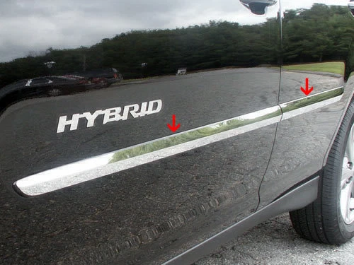 FITS LEXUS RX 2004-2009 STAINLESS STEEL CHROME BODY SIDE MOLDING TRIM 4PCS - Image 1 of 1