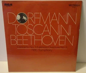 sealed TOSCANINI / DORFMANN Beethoven Concerto 1 Leonore Overture RCA VIC-1521 - Picture 1 of 2