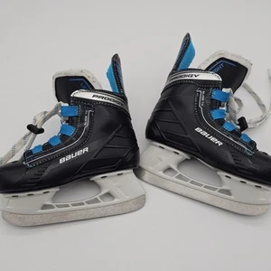 Bauer Prodigy XLP Youth Ice Hockey Skates Size 8Y - Nice Condition - Picture 1 of 8